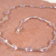 Ketting amethist en zilver: lila amethisten g met zilver, handgemaakt.