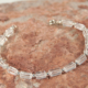 Armband bergkristal en zilver handgemaakt