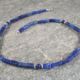 Ketting lapis lazuli en zilver, handgemaakt, koningsblauwe edelsteen