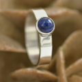 Ring lapis lazuli zilver