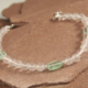 Armband Rozekwarts en zilver, roze edelsteen, rozenkwarts, rosekwarts, handgemaakt