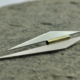 Reversspeld/broche zilver en goud, handgemaakt LYAM
