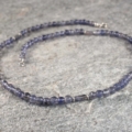 Ketting ioliet en zilver