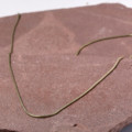 Gouden slangcollier, gouden ketting bij hanger, gouden ketting voor hanger, ronde ketting, geel goud, slangsnoer, snoer
