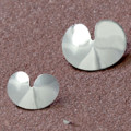Reverspeld Pompebledsje zilver, symbool Friesland, pompeblad, pompebladen, edelsmid LYAM edelsmeden Friesland, Joure, formaat, relatiegeschenk, cadeautje